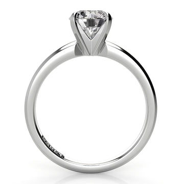 2.20mm Comfort Fit Round Solitaire Engagement Ring